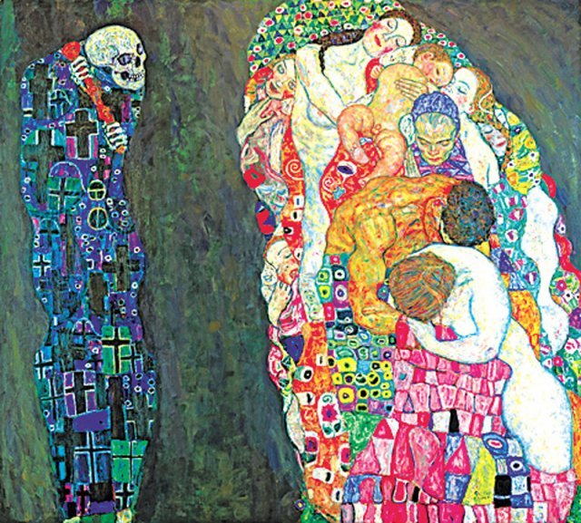 구스타프 클림트 ‘죽음과 삶’, 1910∼1915.