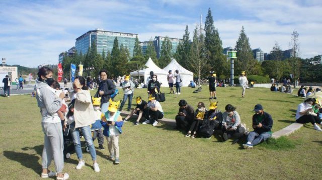 일산 호수공원에서 열린 포켓몬고 오프라인 행사(자료 출처-게임동아)