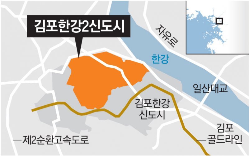 김포에 4만6000채 신도시… 서울 지하철 5호선 연장