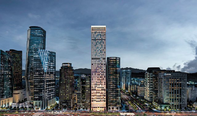 금융 중심지인 서울 여의도에 249.9m 높이 ‘앙사나 레지던스 여의도 서울’이 들어선다. 앙사나는 글로벌 호텔 기업 반얀트리그룹이 보유한 레지던스 브랜드다. 현대엔지니어링 제공