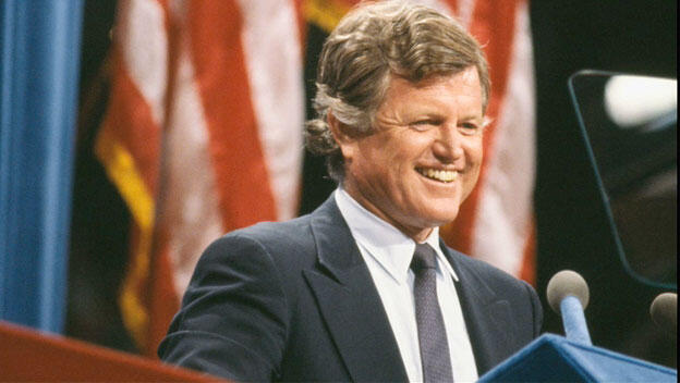 1980년 대선 때 에드워드 케네디 상원의원이 민주당 전당대회에서 패배 연설을 하는 모습. 민주당전국위원회(DNC) 홈페이지
