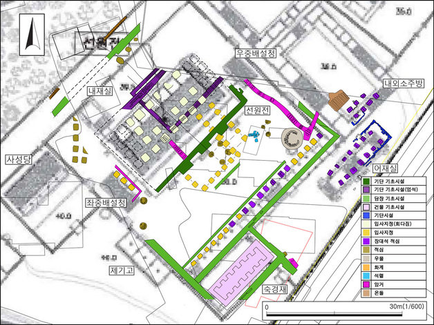 선원전 영역 유구 현황. (문화재청 제공)