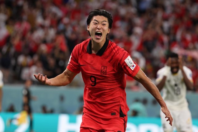World Cup 2022: South Korea forward Cho Kyu-sung reacts after scoring brace against Ghana