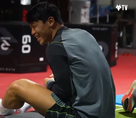 황희찬. 울버햄프턴 트위터 갈무리