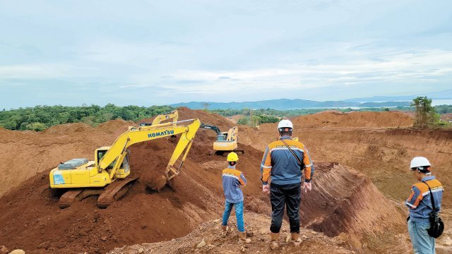 인도네시아 슬라웨시 나가야 니켈 광산 작업 현장. 나가야 테크놀로지 제공