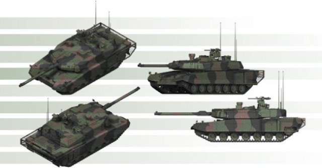 현대로템 K2 전차의 폴란드 수출형 K2PL 조감도. [현대로템 제공]