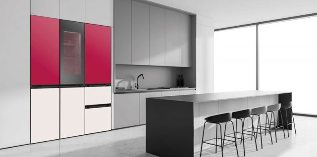 팬톤 올해의 컬러인 2023인 ‘비바 마젠타’를 LG 디오스 오브제컬렉션 무드업 냉장고에 추가했다.