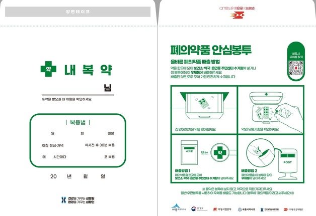 26일 과학기술정보통신부 우정사업본부는 환경부, 세종시, 건강보험심사평가원, 세종시약사회와 업무협약을 맺고 세종 지역에서 폐의약품 회수 우편서비스 시범사업을 진행한다고 밝혔다.(우본 제공)