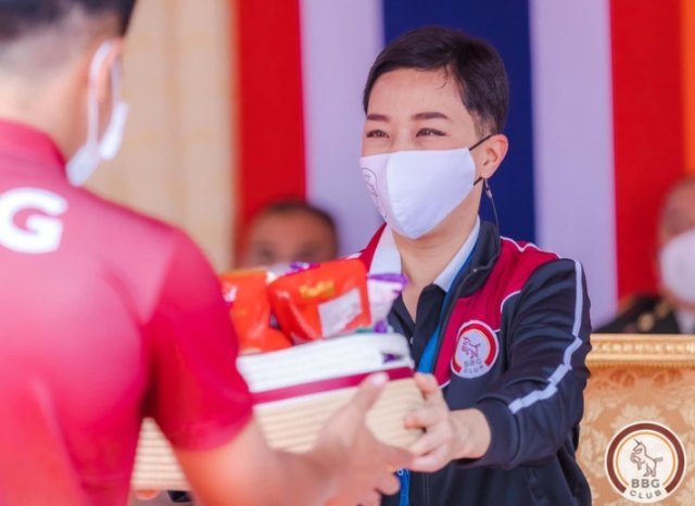 태국 팟차라까띠야파 공주가 지난해 8월 수랏타니주 어린이-청소년 훈련센터 탁구 훈련장 개관식에 참석한 모습. 출처 BBG CLUB