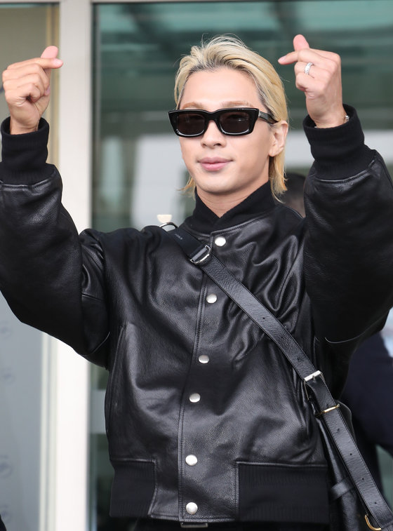 빅뱅(BIGBANG) 태양이 오랜만에 외출에도 건재함을 과시했다. ⓒ News1