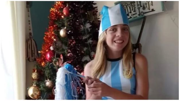 ‘블랙아웃 챌린지’를 하다가 숨진 아르헨티나 소녀 밀라그로스 소토(12). (페이스북)