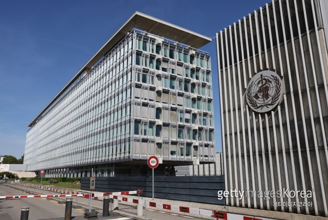 스위스 제네바에 있는 세계보건기구(WHO) 본부 건물. 게티이미지