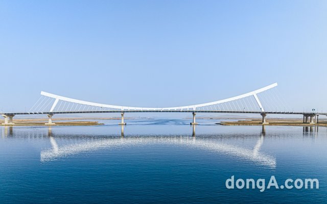 새만금 남북도로 1단계 구간 전경.DL이앤씨 제공