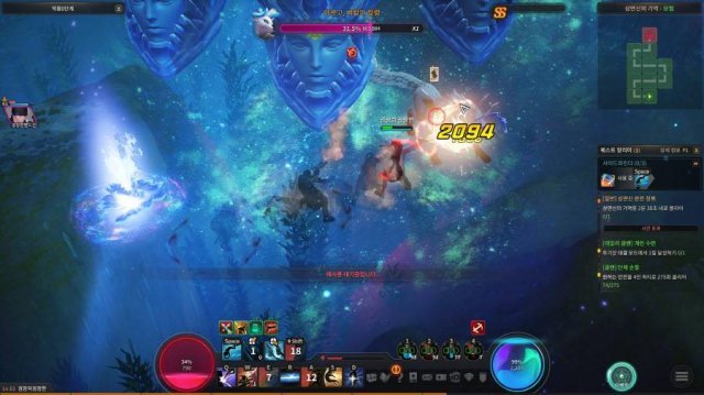 박진감 넘치는 스킬(자료 출처-게임동아)