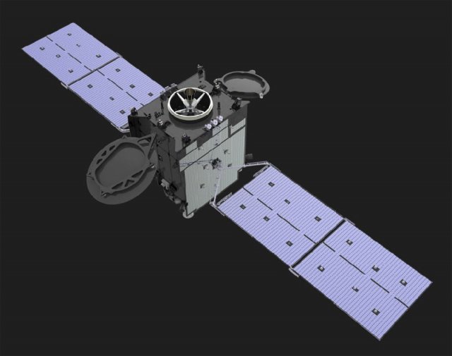 한국항공우주연구원이 2027년 발사를 목표로 개발 중인 천리안 3호. 국내 정지궤도 위성 중 처음으로 화학 추진 시스템과 전기 추진 시스템을 동시에 탑재한다. 한국항공우주연구원 제공