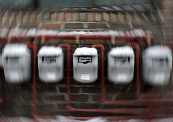 26일 서울 시내 한 주택가에 설치된 가스 계량기 수치가 빠르게 움직이고 있다. 2023.1.26. 뉴스1