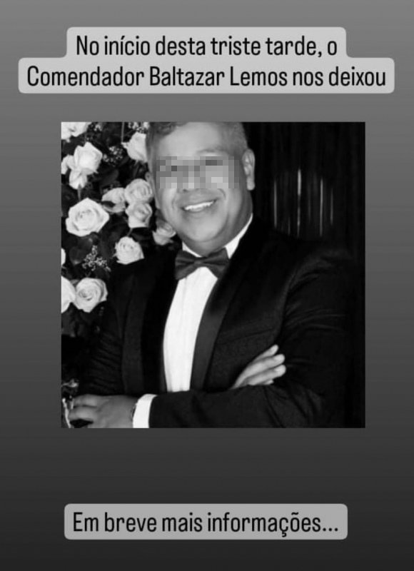 가짜 부고 올린 바우타자르 레무스. 페이스북