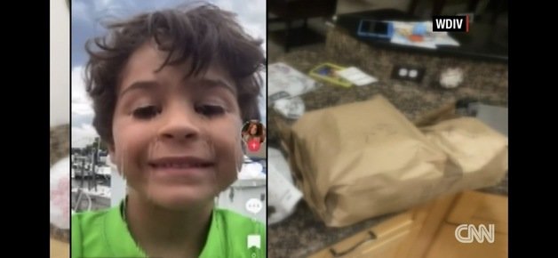 미국 음식 배달 플랫폼 그럽허브가 미시간주(州)의 6세 소년이 실수로 1000달러(약 122만원) 상당의 음식을 주문하자 이에 대해 1000달러의 기프트 카드를 제공했다. CNN 방송화면 갈무리