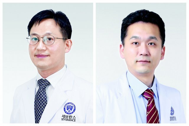 왼쪽부터 유준상 교수, 김진권 교수