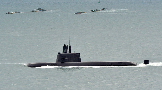 해군이 운용하는 3000톤급 중형 잠수함 ‘도산안창호함’.2021.10.1. 뉴스1