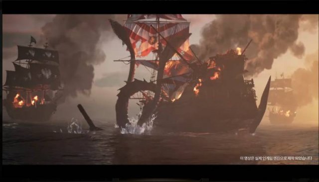 아키에이지 워의 차별점으로 주목받는 해상전 (출처-카카오게임즈)