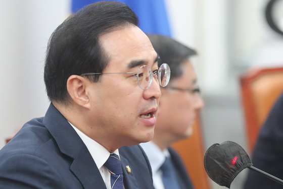 박홍근 더불어민주당 원내대표. 뉴스1