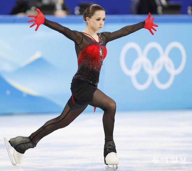 2022년 베이징 겨울올림픽 대회 도중 이전 대회 도핑 위반 혐의가 밝혀져 논란을 일으켰던 카밀라 발리예바. 카밀라 발리예바 인스타그램