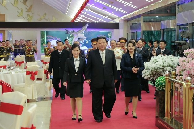 지난 7일 북한에서 열린 건군절 기념 행사에 참석했던 김정은 노동당 총비서의 딸 김주애. (평양 노동신문=뉴스1)