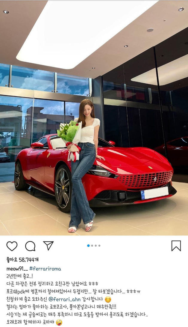 (야옹이 작가 인스타그램)