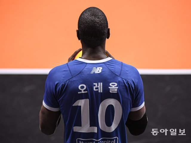 2015~2016시즌 이후 7년 만에 다시 V리그 무대로 돌아온 오레올. 한국배구연맹(KOVO) 제공