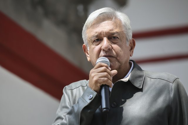 안드레스 마누엘 로페스 오브라도르 멕시코 대통령. AP 뉴시스