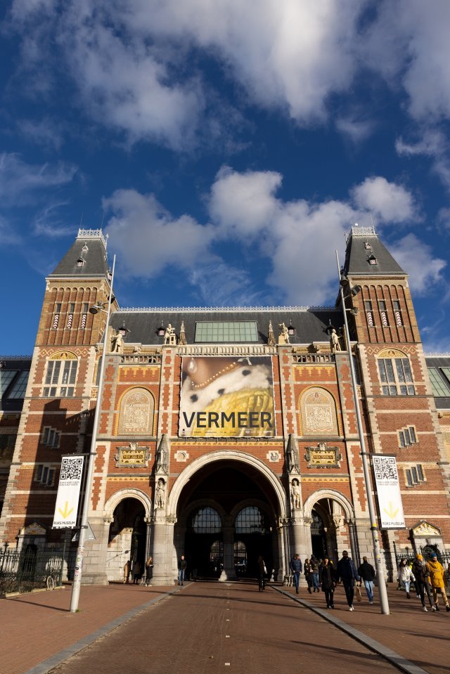 ‘베르메르’전이 열리고 있는 네덜란드 암스테르담 라익스미술관의 전경. 사진: 라익스미술관