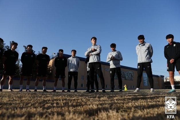 U20 대표팀의 김은중 감독. 대한축구협회 제공