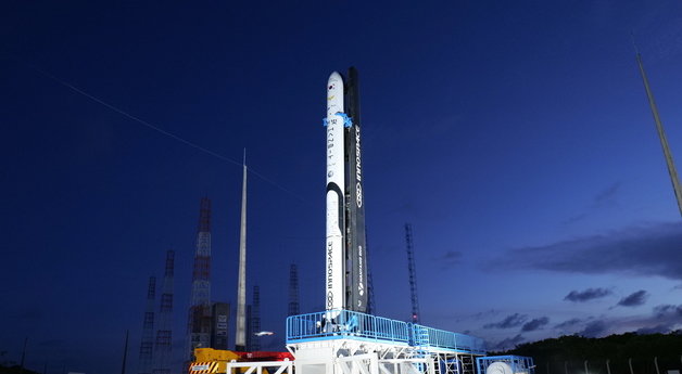 우주 발사체 스타트업 이노스페이스가 독자개발한 엔진 검증용 시험발사체 ‘’한빛-TLV‘ (이노스페이스 제공) 2022.12.16