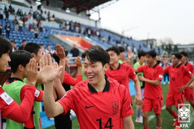 한국 u20 대표팀. 대한축구협회 제공