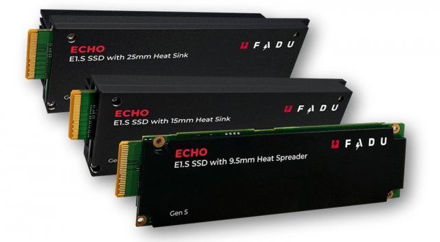 FADU Gen5 SSD (E1.s form factor), 출처: 파두