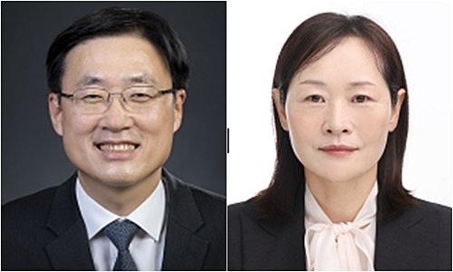 김형두 서울고법 부장판사(왼쪽)와 정정미 대전고법 고법판사. 대법원 제공