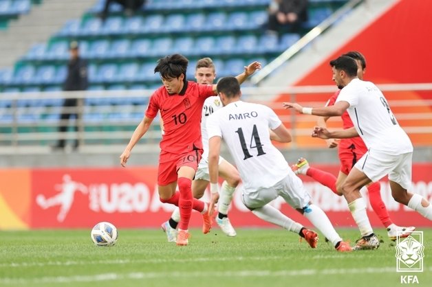 한국 U20 대표팀. 대한축구협회 제공