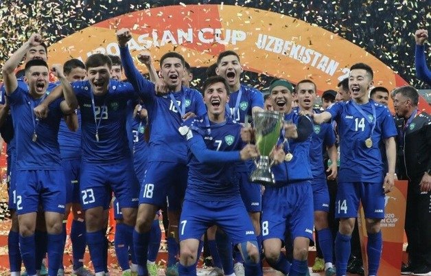 U20 아시안컵 우승을 차지한 우즈베키스탄(AFC 홈페이지 캡처)