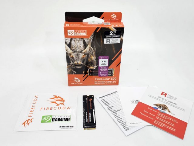 씨게이트 뉴 파이어쿠다 520 M.2 NVMe 패키지 구성 (출처=IT동아)