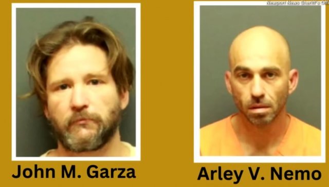 버지니아주 뉴포트뉴스 교도소에서 탈옥한 존 가자(37)와 알리 네모(43). NBC NEWS 유튜브 캡처