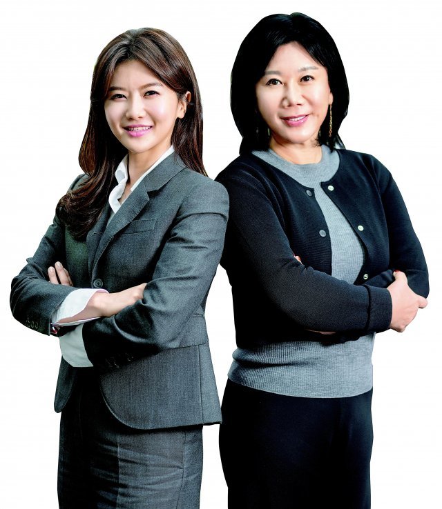 딸 김나래 대표,   엄마 박은희 대표.