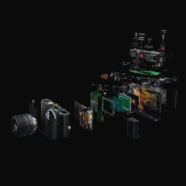1100개의 파츠로 만들어진 M11_출처 : Leica Camera