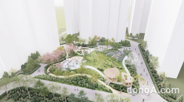 AA-21BL 작가정원 조감도. LH 제공