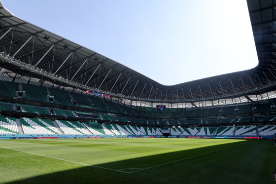 21일(현지시간) 카타르 알라이얀의 에듀케이션 시티 스타디움의 모습. 2022.11.21/뉴스1