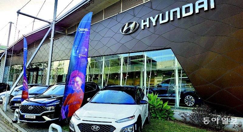 포르투칼 리스본의 현대자동차 매장. 리스본=한재희 기자 hee@donga.com