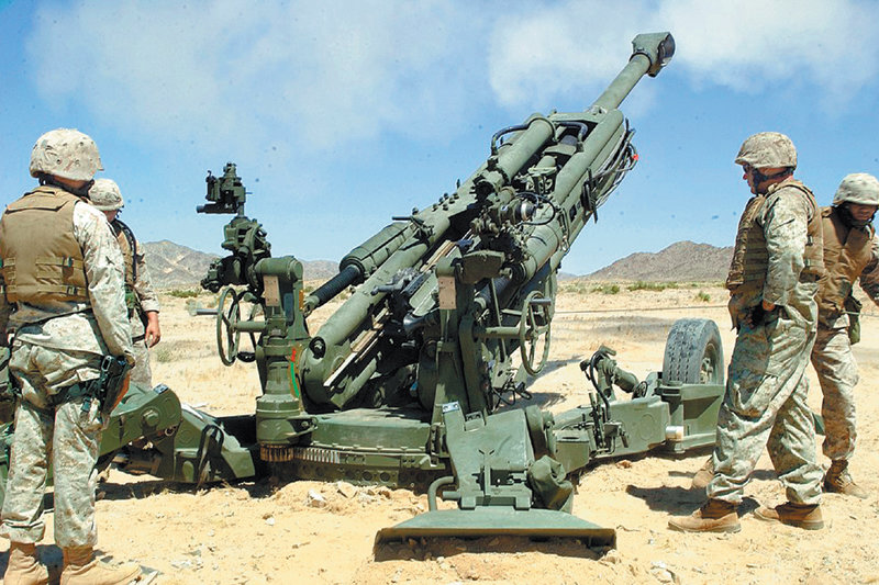 미국이 우크라이나 측에 지원한 ‘M777 155mm 견인포’. 155mm 포탄을 사용하는 무기다. 한국은 155mm 포탄 약 50만 발을 미국에 대여하기로 했다. 미국 국방부 홈페이지 캡쳐