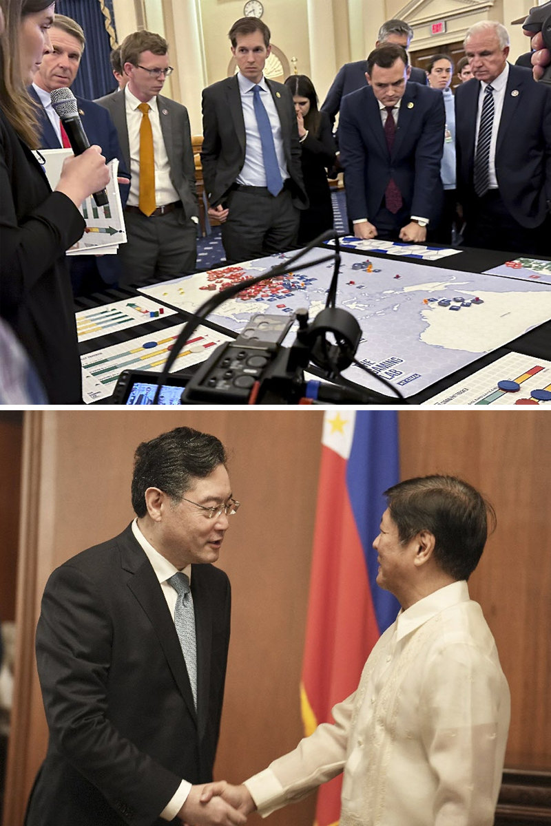 ‘대만 워게임’ 지켜보는 美의원들… 필리핀 찾은 친강 中외교부장