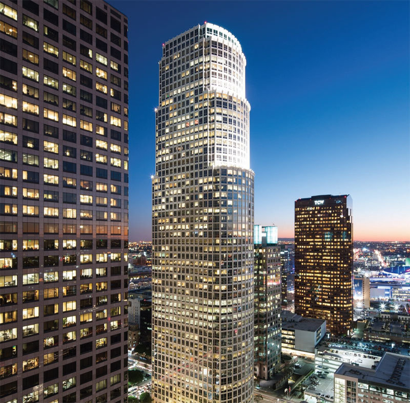 미국 로스앤젤레스의 777타워. 소유주인 브룩필드는 2월 이 빌딩을 담보로 받은 대출금을 상환하지 않고 채무불이행을 선언했다.