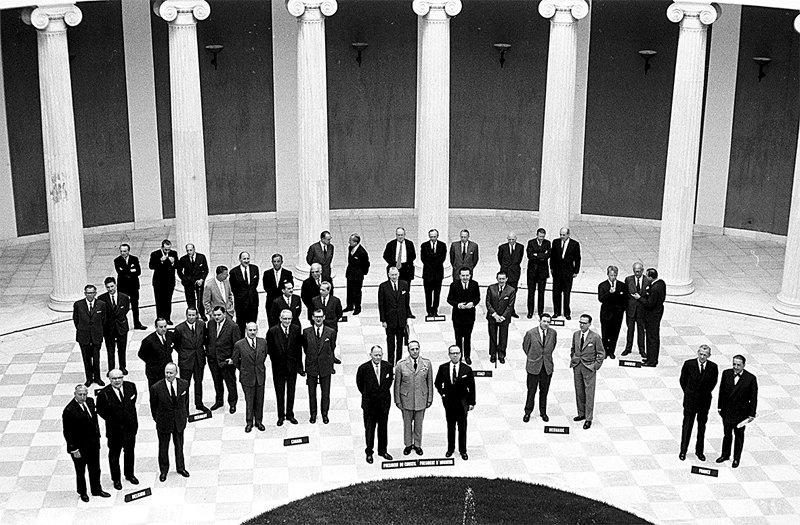 1962년 그리스 아테네 나토 국방장관회의. 사진 출처 나토 홈페이지